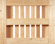 bottom view of pallet